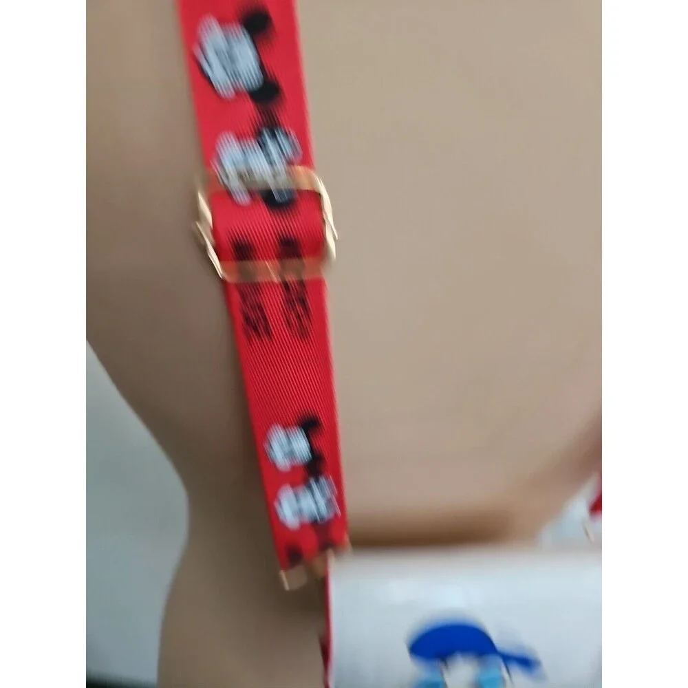 Little Girls Donald, Mickey, And Minnie Mini Purse 4x4.5x1 in